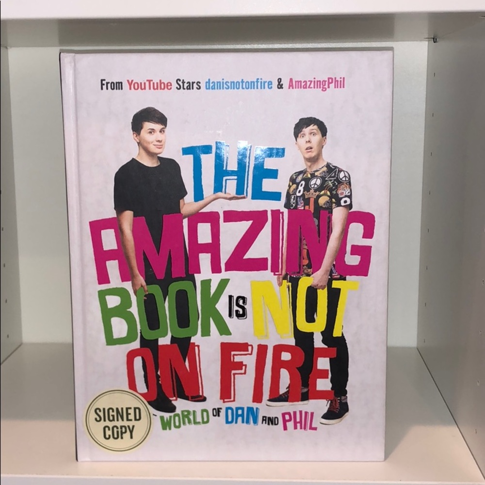 SIGNED The Amazing Book is Not On Fire